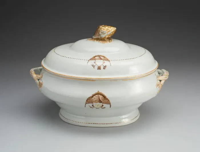 Framed Print : Soup Tureen with Cover, 1700 / 1800. Creator: Unknown Framed Print : Soup Tureen with Cover, 1700 / 1800. Creator: Unknown