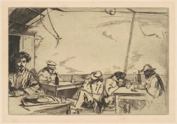 Framed Print : Soupe aTrois Sous, 1859. Creator: James Abbott McNeill Whistler Framed Print : Soupe aTrois Sous, 1859. Creator: James Abbott McNeill Whistler