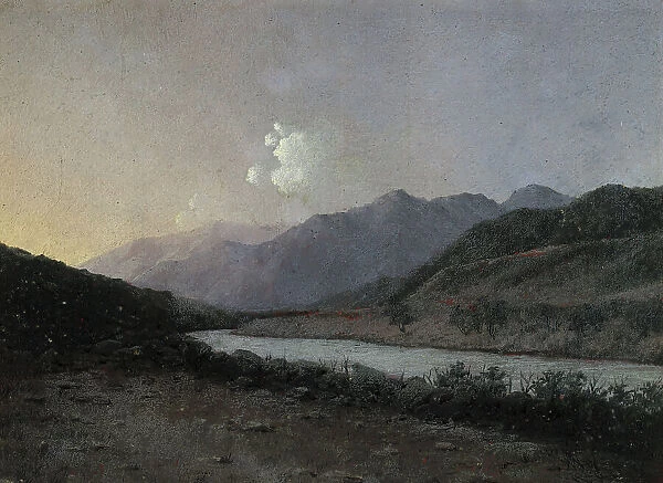 Source of the Katun River Altai, 1880-1897. Creator: Pavel Mikhailovich Kosharov