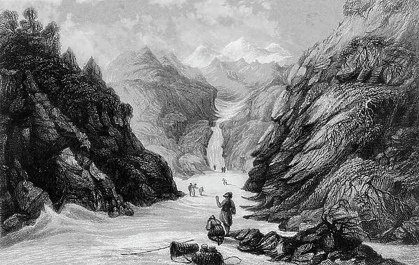 Source of the River Jumna, 1845. Creator: Unknown