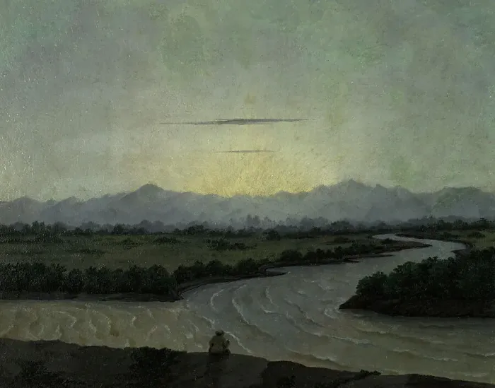Framed Print : Source of the River Ob'. Altai, 1850-1899. Creator: Pavel Mikhailovich Kosharov Framed Print : Source of the River Ob'. Altai, 1850-1899. Creator: Pavel Mikhailovich Kosharov