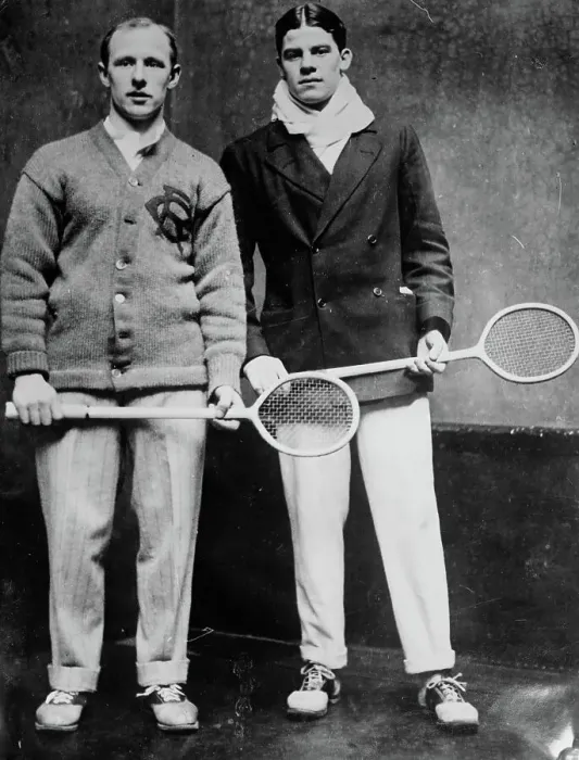 Framed Print : Soutar and Williams, tennis, between c1910 and c1915. Creator: Bain News Service Framed Print : Soutar and Williams, tennis, between c1910 and c1915. Creator: Bain News Service