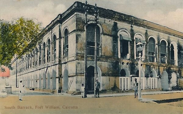 South Barrack, Fort William, Calcutta, late 19th-early 20th century. Creator: Unknown