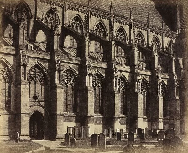 South Side Beverley Minster, 1860. Creator: Col. Alfred Capel-Cure (British, 1826-1896)