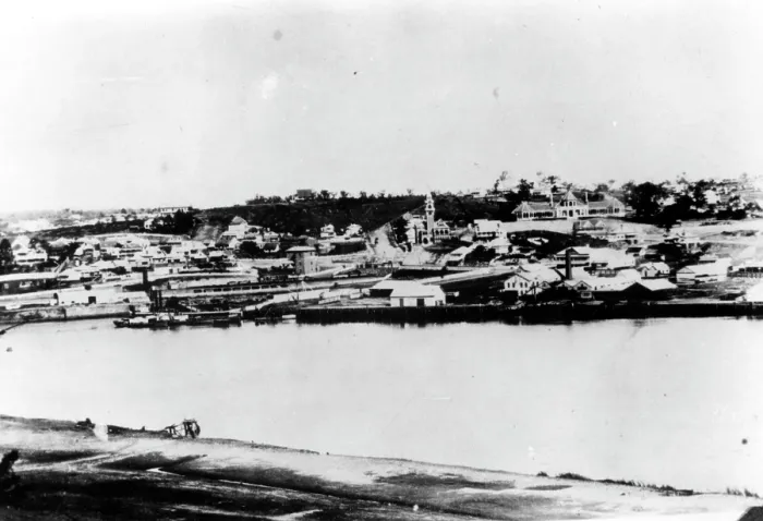 Framed Print : South Brisbane, 1871. Creator: Unknown Framed Print : South Brisbane, 1871. Creator: Unknown