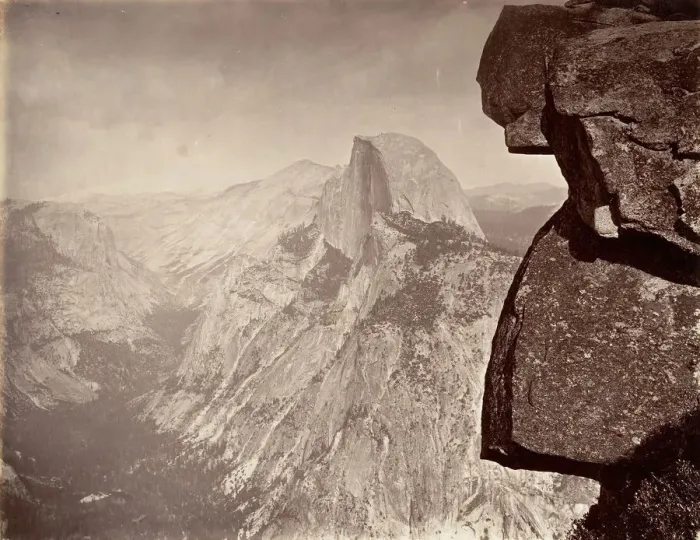 Framed Print : South Dome, Yosemite, ca. 1872, printed ca. 1876. Creator: Attributed to Carleton E Framed Print : South Dome, Yosemite, ca. 1872, printed ca. 1876. Creator: Attributed to Carleton E