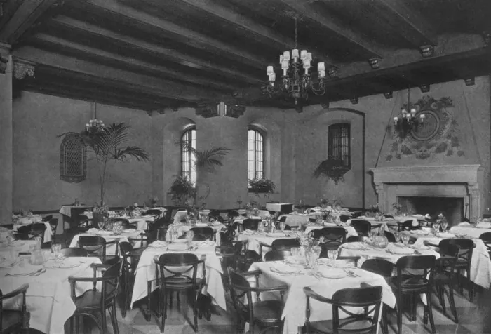 Framed Print : South-east dining room, the Fraternity Clubs Building, New York City, 1924 Framed Print : South-east dining room, the Fraternity Clubs Building, New York City, 1924