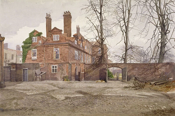 The south end of Fairfax House, High Street, Putney, London, c1887. Artist: John Crowther