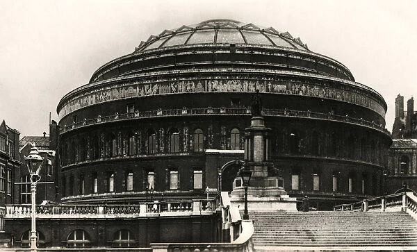 South entrance of the Royal Albert Hall, London, early 20th Century