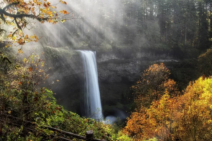 Framed Print : South Falls. Creator: Joshua Johnston Framed Print : South Falls. Creator: Joshua Johnston