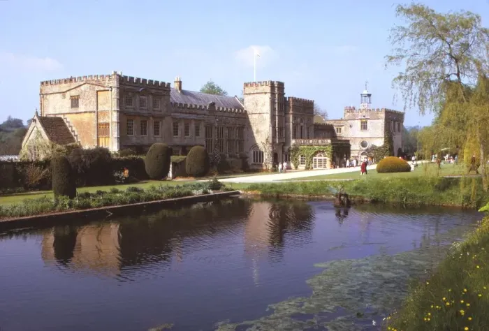 Framed Print : South Front of Forde Abbey, Dorset from the Long Pond, 20th century. Artist: CM Dixon Framed Print : South Front of Forde Abbey, Dorset from the Long Pond, 20th century. Artist: CM Dixon