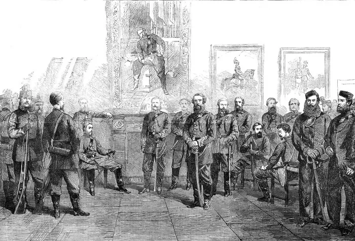Framed Print : The South Middlesex Volunteers, 1862. Creator: W Thomas Framed Print : The South Middlesex Volunteers, 1862. Creator: W Thomas