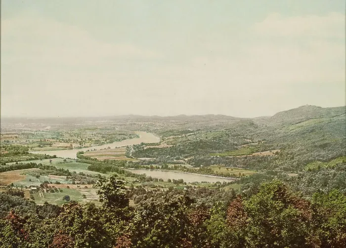 Framed Print : South from Mt. Holyoke, South Hadley, c1900. Creator: Unknown Framed Print : South from Mt. Holyoke, South Hadley, c1900. Creator: Unknown