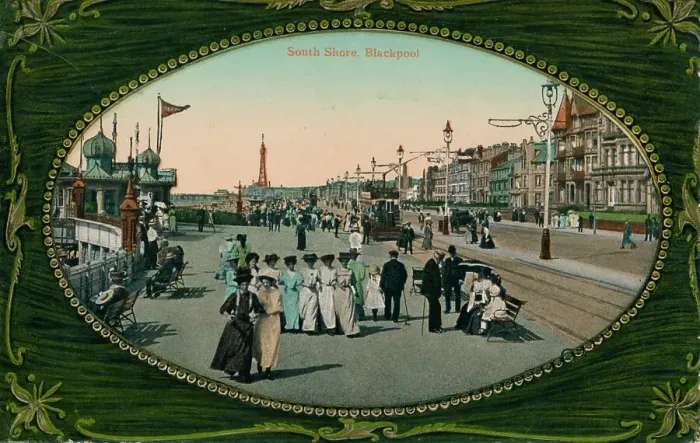 Framed Print : South Shore, Blackpool, c1905