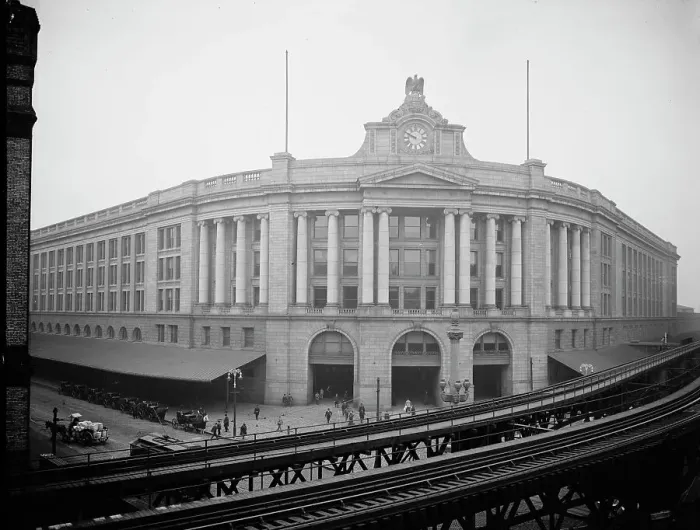 Framed Print : South Terminal Station, Boston, Mass. c1904. Creator: Unknown Framed Print : South Terminal Station, Boston, Mass. c1904. Creator: Unknown