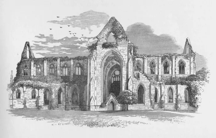 Framed Print : From the South, Tintern Abbey, c1885, (1897). Artist: Alexander Francis Lydon Framed Print : From the South, Tintern Abbey, c1885, (1897). Artist: Alexander Francis Lydon