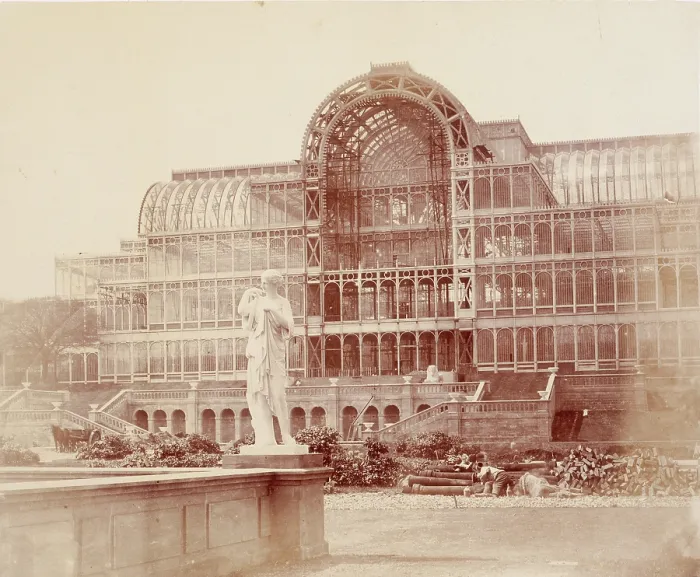 Framed Print : The South Transept, from the Second Terrace, Crystal Palace, Sydenham, 1852-1854 Framed Print : The South Transept, from the Second Terrace, Crystal Palace, Sydenham, 1852-1854