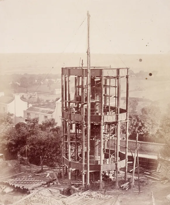 Framed Print : The South Water Tower, Crystal Palace, Sydenham, 1852-1854. Creator: Philip Henry Delamotte. The South Water Tower, Crystal Palace, Sydenham, 1852-1854 Framed Print : The South Water Tower, Crystal Palace, Sydenham, 1852-1854. Creator: Philip Henry Delamotte. The South Water Tower, Crystal Palace, Sydenham, 1852-1854