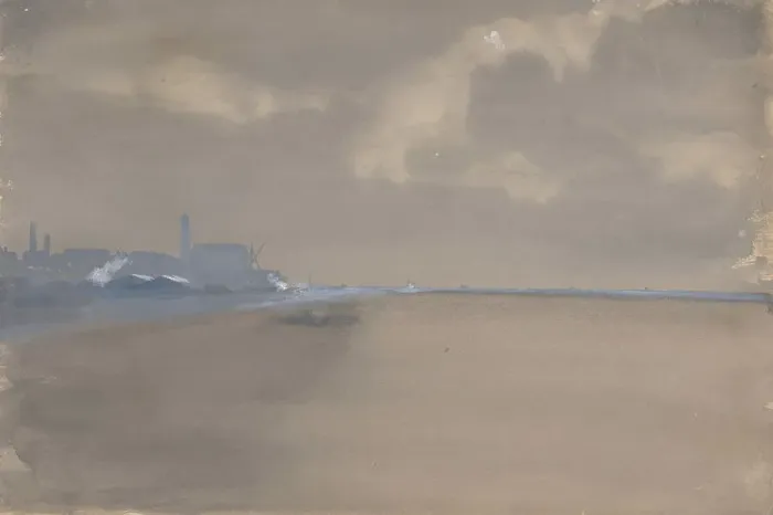 Framed Print : Southampton Water, 1887. Creator: James Abbott McNeill Whistler Framed Print : Southampton Water, 1887. Creator: James Abbott McNeill Whistler