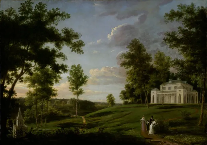 Framed Print : Southeast View of Sedgeley Park, the Country Seat of James Cowles Fisher, Esq Framed Print : Southeast View of Sedgeley Park, the Country Seat of James Cowles Fisher, Esq