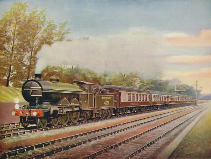 Framed Print : The Southern Belle Express, Southern Railway, 1926 Framed Print : The Southern Belle Express, Southern Railway, 1926