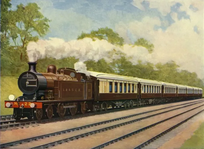Framed Print : The Southern Belle (Southern Railway), 1930. Creator: Unknown Framed Print : The Southern Belle (Southern Railway), 1930. Creator: Unknown