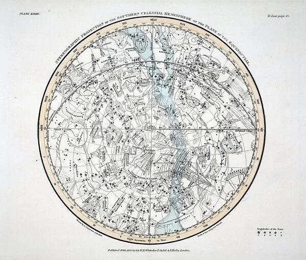 The Southern Hemisphere (Plate XXVIII), 1822