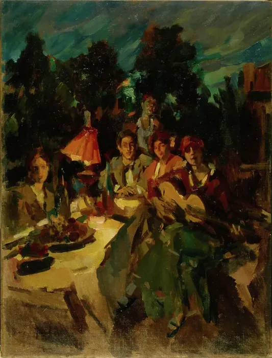 Framed Print : Southern Night. Artist: Korovin, Konstantin Alexeyevich (1861-1939) Framed Print : Southern Night. Artist: Korovin, Konstantin Alexeyevich (1861-1939)