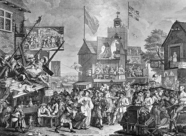 Southwark Fair, 1733. Artist: William Hogarth