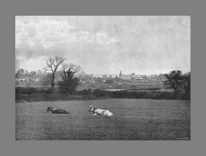 Framed Print : Southwell, c1900. Artist: HJ Bliss Framed Print : Southwell, c1900. Artist: HJ Bliss