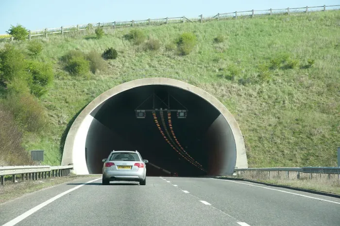 Framed Print : Southwick Tunnel on A27 in Sussex Framed Print : Southwick Tunnel on A27 in Sussex