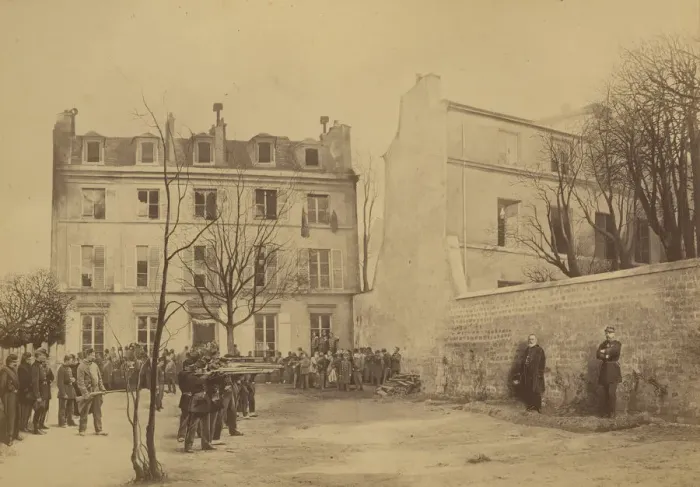 Framed Print : Souvenir 1870-71, 1870-71. Creator: Eugene Appert Framed Print : Souvenir 1870-71, 1870-71. Creator: Eugene Appert