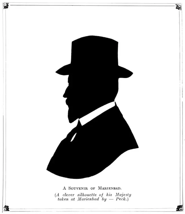 Framed Print : A Souvenir of Marienbad, 1910. Artist: Peck Framed Print : A Souvenir of Marienbad, 1910. Artist: Peck