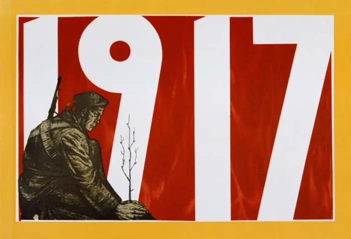 Framed Print : Soviet propaganda poster, 1917 Framed Print : Soviet propaganda poster, 1917