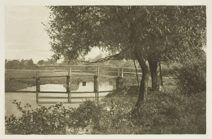Framed Print : On the Sow, Near Waltons House at Shallowford, 1880s Framed Print : On the Sow, Near Waltons House at Shallowford, 1880s