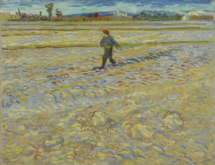 Framed Print : The sower, 1888 Framed Print : The sower, 1888