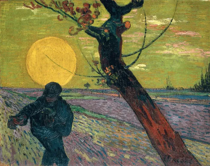 Framed Print : The sower, 1888 Framed Print : The sower, 1888
