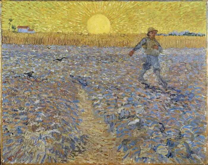 Framed Print : The sower. Artist: Gogh, Vincent, van (1853-1890) Framed Print : The sower. Artist: Gogh, Vincent, van (1853-1890)