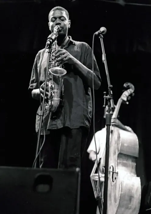 Framed Print : Soweto Kinch, Brecon Jazz Festival, Powys, Wales, 2003. Artist: Brian O Connor Framed Print : Soweto Kinch, Brecon Jazz Festival, Powys, Wales, 2003. Artist: Brian O Connor