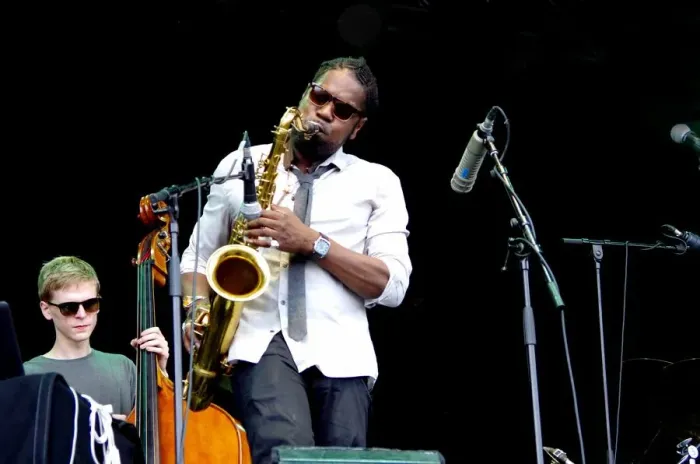 Framed Print : Soweto Kinch, Love Supreme Jazz Festival, Glynde, East Sussex, 2013 Framed Print : Soweto Kinch, Love Supreme Jazz Festival, Glynde, East Sussex, 2013