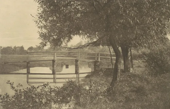 Framed Print : On the Sow'near Waltons House at Shallowford, 1880s, printed 1888 Framed Print : On the Sow'near Waltons House at Shallowford, 1880s, printed 1888
