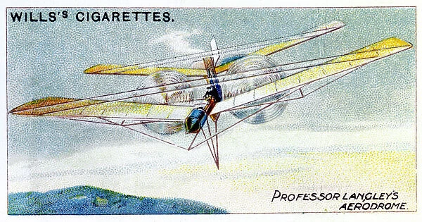 SP Langleys steam-powered model plane Aerodrome, c1896
