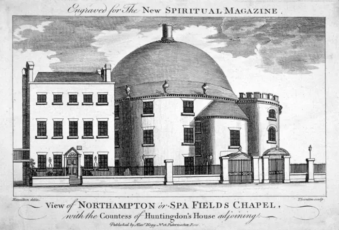 Framed Print : Spa Fields Chapel, Finsbury, London, c1780. Artist: Thomas Thornton Framed Print : Spa Fields Chapel, Finsbury, London, c1780. Artist: Thomas Thornton