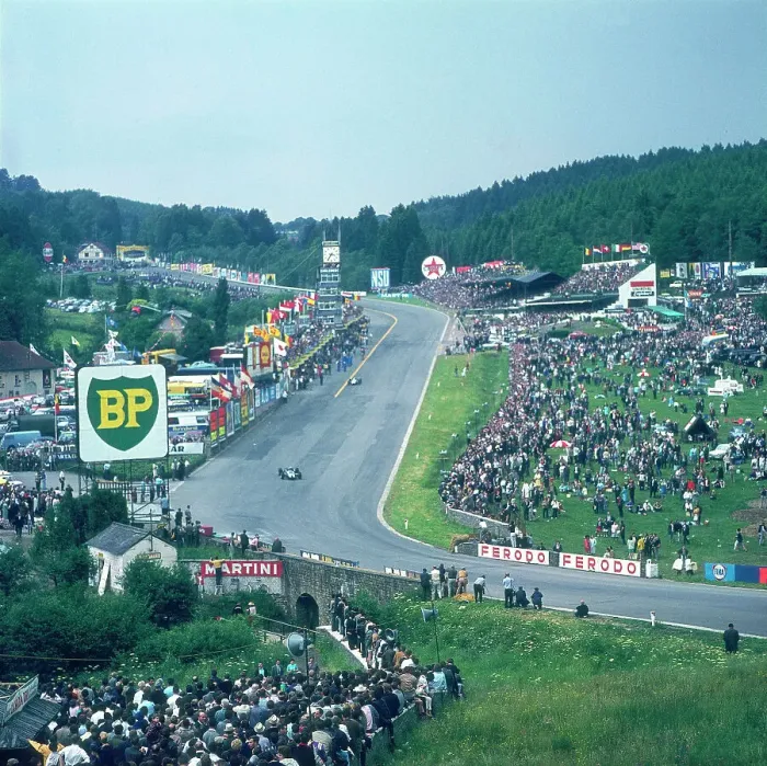 Framed Print : Part of Spa-Francorchamps race track, Belgian Grand Prix, Belgium, 1963 Framed Print : Part of Spa-Francorchamps race track, Belgian Grand Prix, Belgium, 1963
