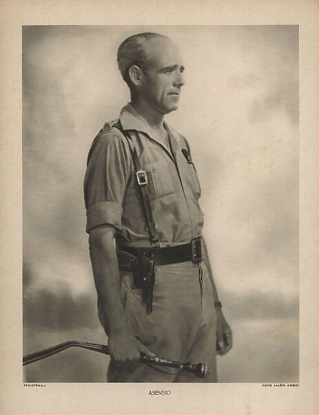 Spain. Civil War (1936-1939). Military of the National Army. Carlos Asensio Cabanillas (1896-1970)