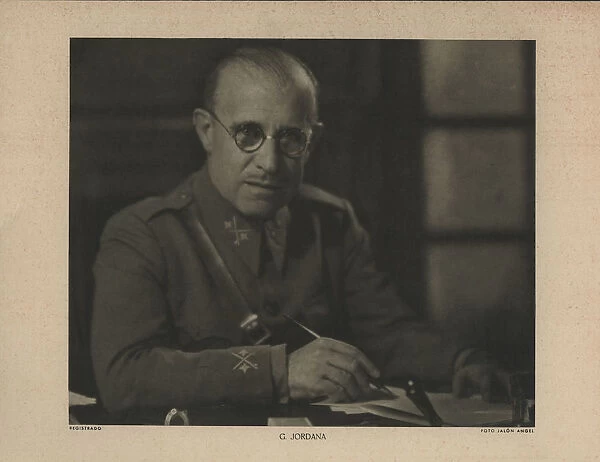 Spain. Civil War (1936-1939). Military of the National Army. Francisco Gomez-Jordana Souza