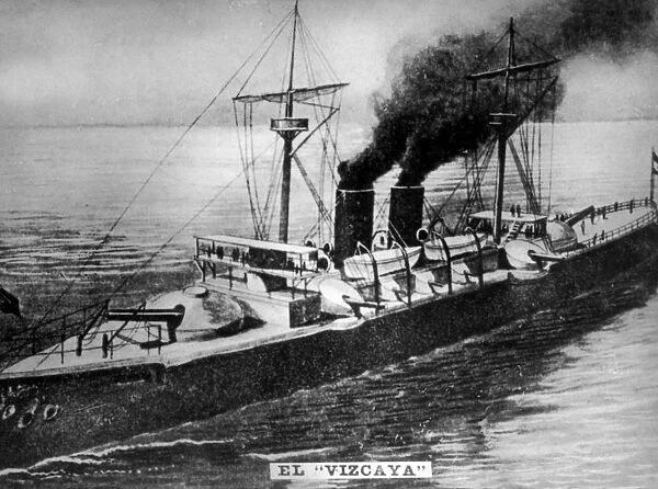 Spanish Battleship The Viscaya, (1898s), 1920s