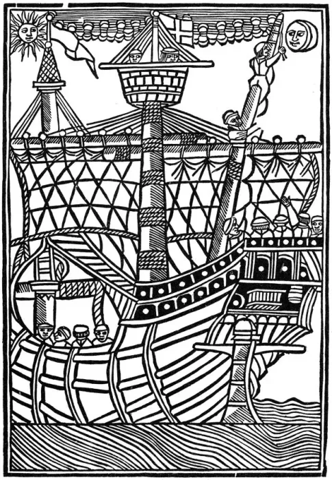 Framed Print : Spanish caravel, 1439 (1964) Framed Print : Spanish caravel, 1439 (1964)