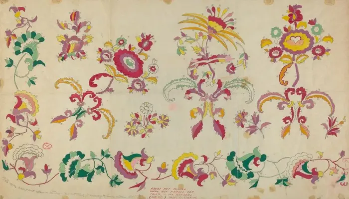 Framed Print : Spanish Colonial Bedspread, 1935 / 1942. Creator: Majel G. Claflin Framed Print : Spanish Colonial Bedspread, 1935 / 1942. Creator: Majel G. Claflin