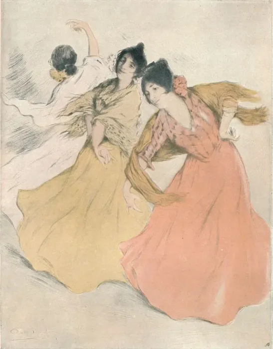 Framed Print : Spanish Dancers, c1875-1903, (1903). Artist: Allan Osterlind Framed Print : Spanish Dancers, c1875-1903, (1903). Artist: Allan Osterlind